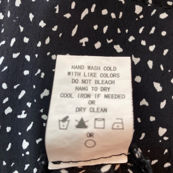 Melloday Women's Black and White Short Sleeve Maxi Dress Size XS - Picture 8 of 12